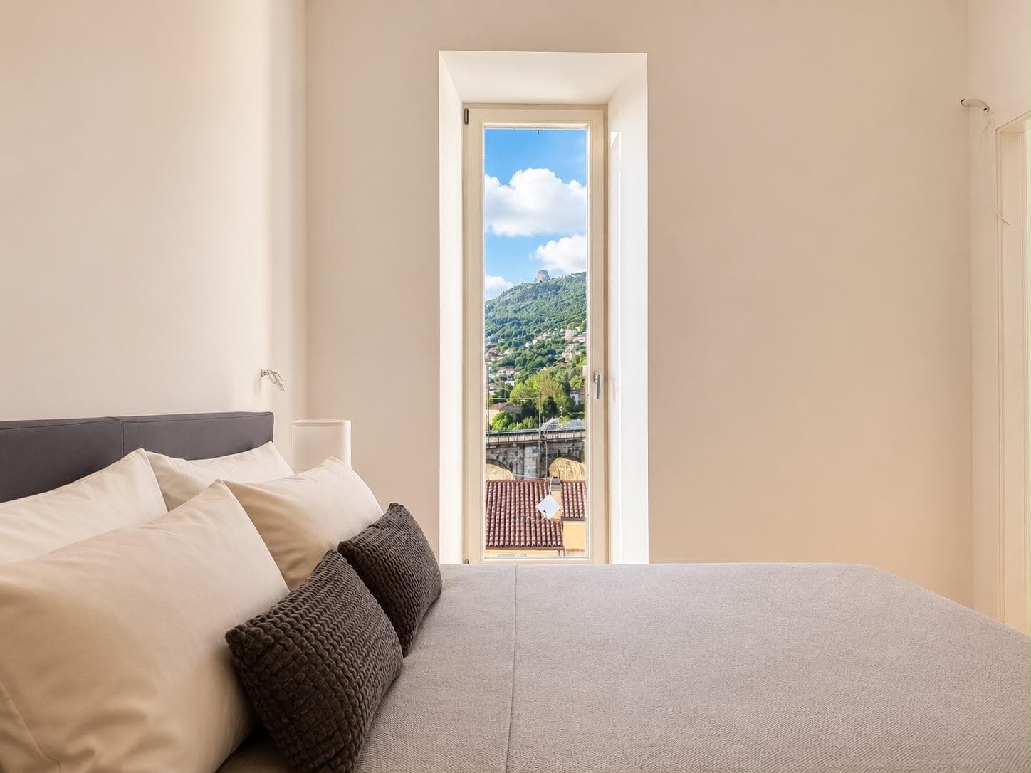 Light-Filled Bedroom Suite with Hillside View